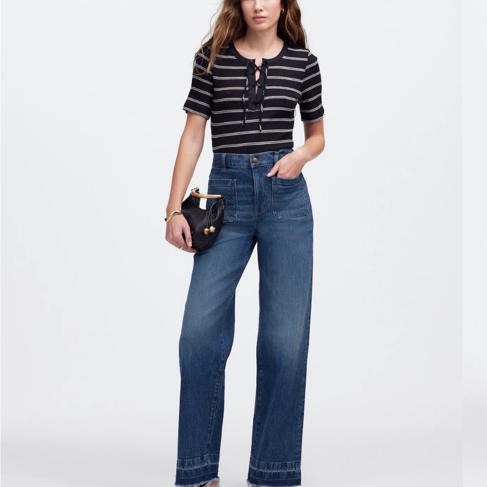 NWT Madewell Emmett Wide Leg Jean - Archbald